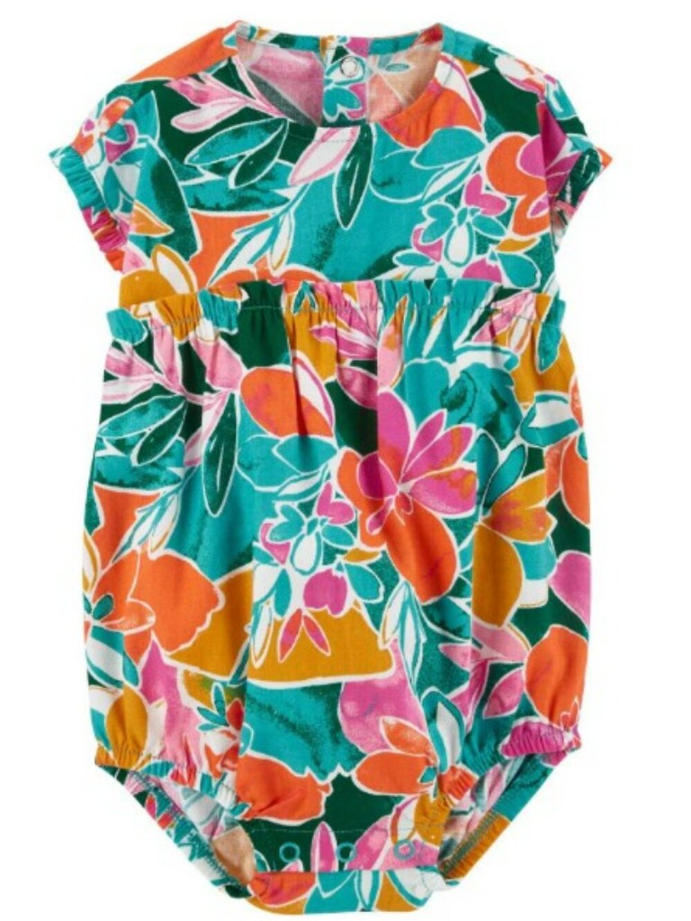 NWT. CARTER'S Baby Girls Floral Bodysuit